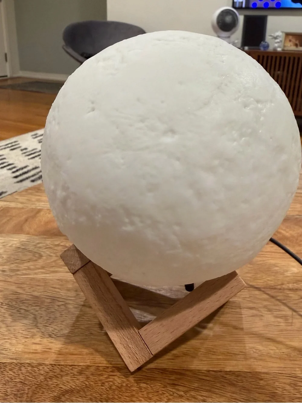 LED Moon Lamp Nightlight with stand